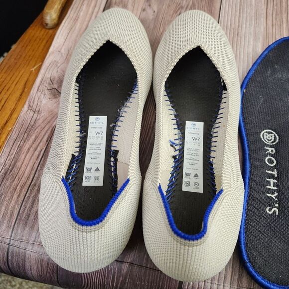 Rothy's The Flat Womens Round Toe Ballet Flat Sz 7 - Picture 2 of 11